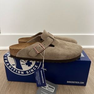 Birkenstock Boston Clog Taupe 38